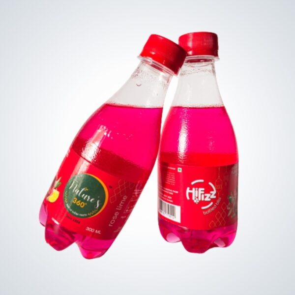 Natures 360 Rose Lime HiFizz Soft Drink