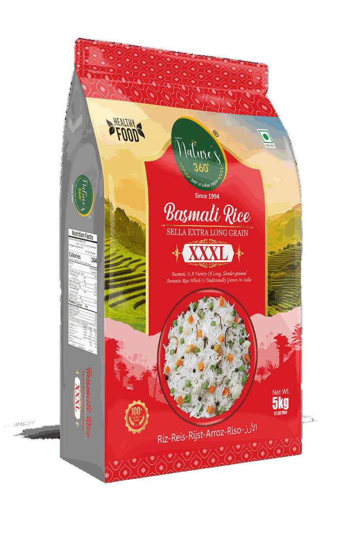 BASMATI RICE - SELLA EXTRA LONG GRAIN